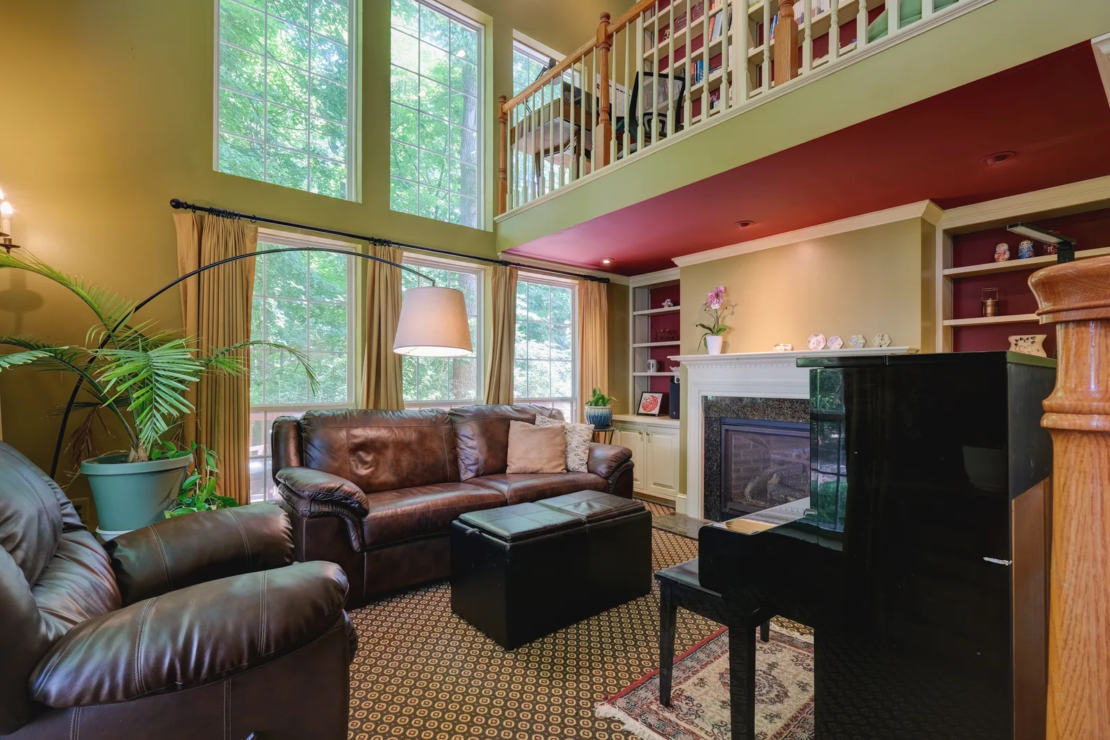 Two-Story Living Room