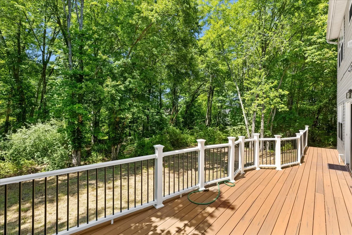Deck Backing to Woods