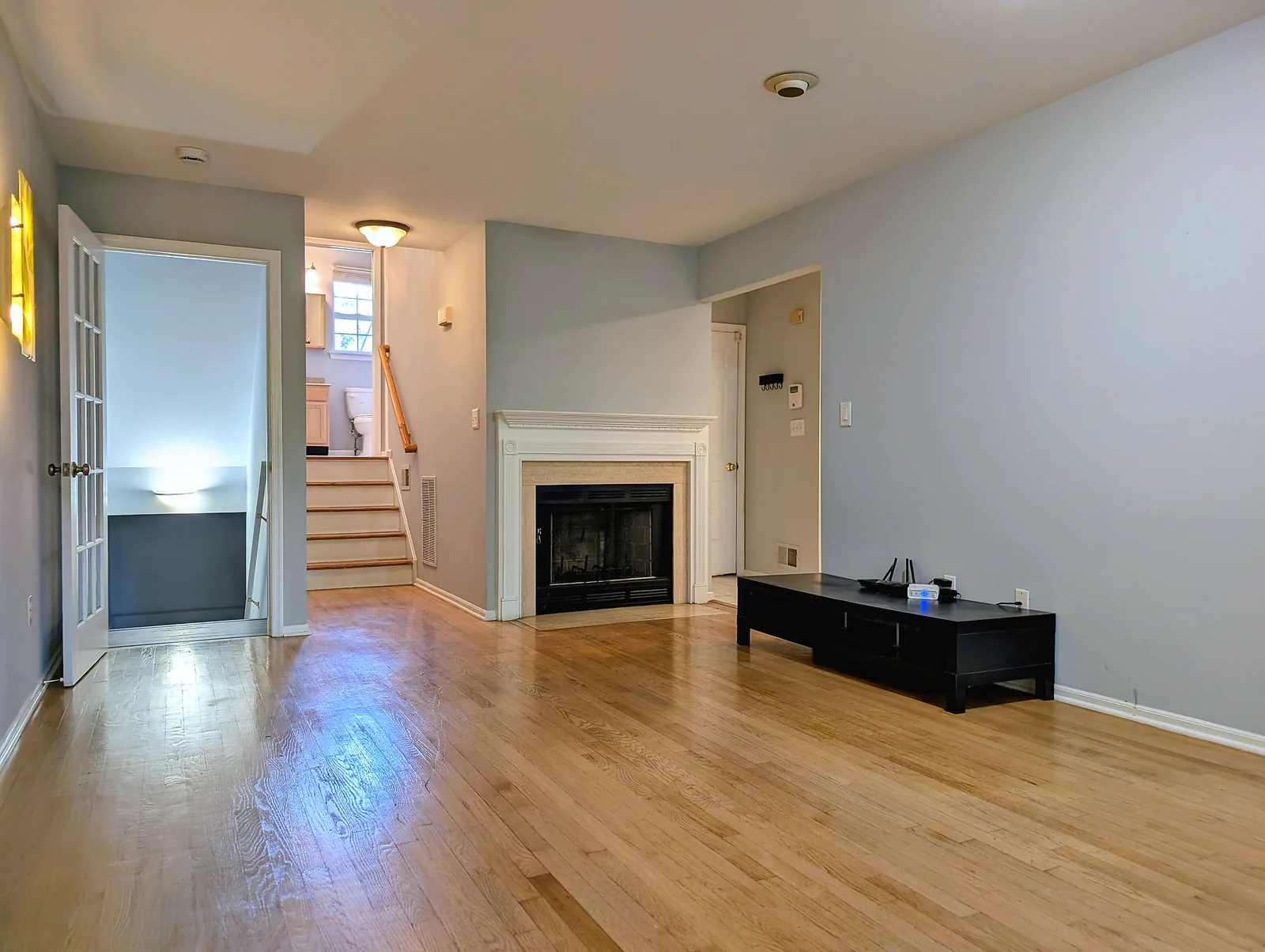 Living Room with Fireplace